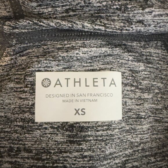 NWOT Athleta Pacifica Baja UPF Jacket Women's XS Gray Full Zip Hooded Activewear - Picture 16 of 16